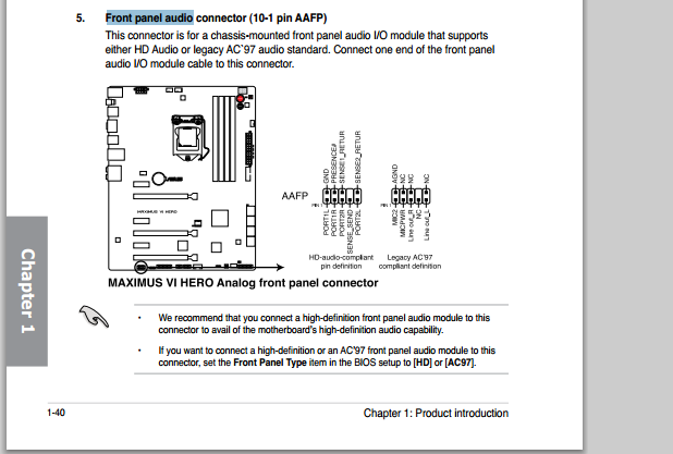 Do I plug hd audio into AAFP on my mobo - CPUs, Motherboards, and