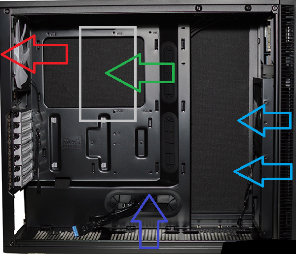 abuela El actual Magnético Ventiladores para Fractal Design Define R5 en PC › Hardware