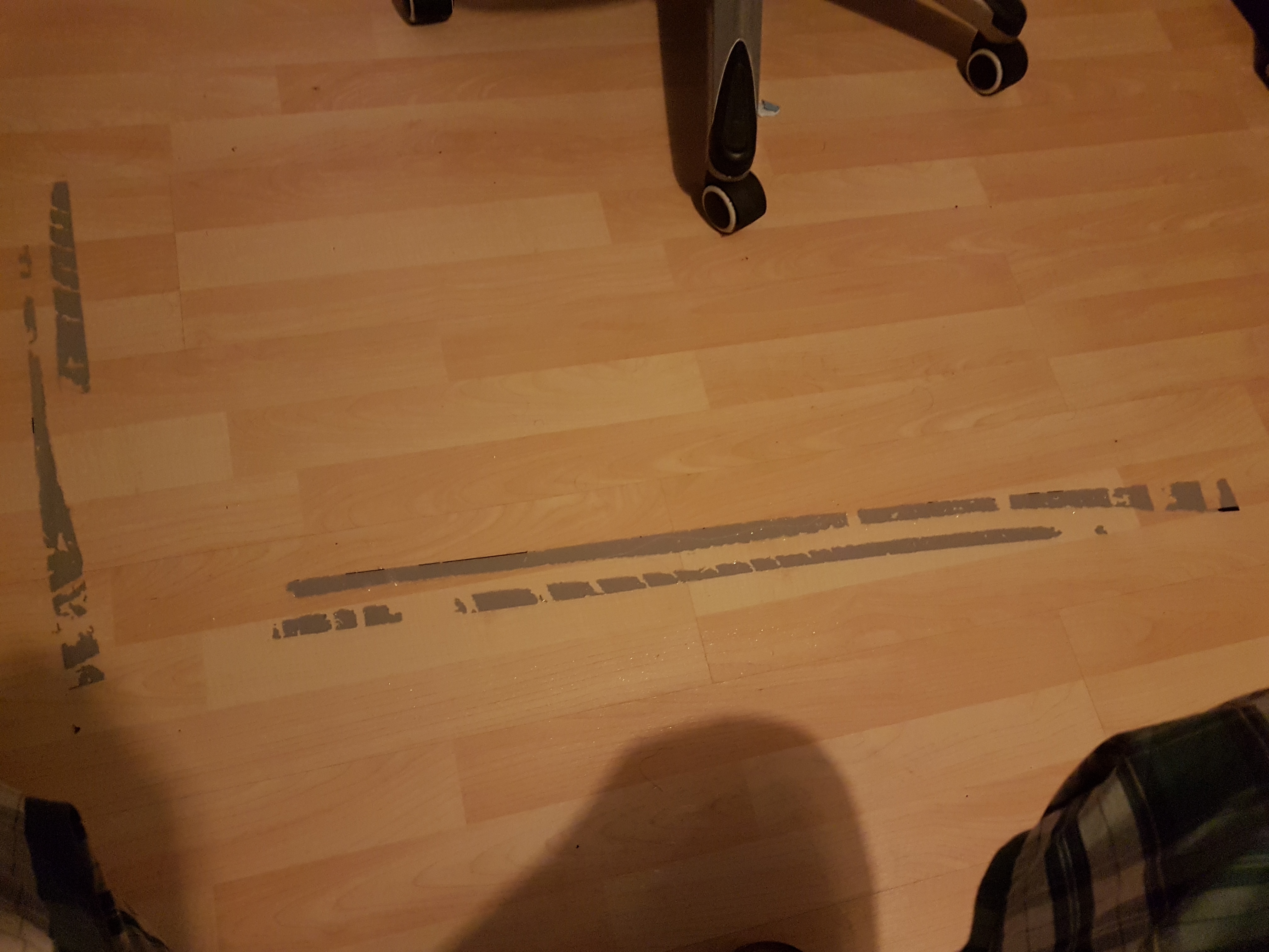 Diy Help How To Get This Sticky Tape Residue Off My Wooden Floor