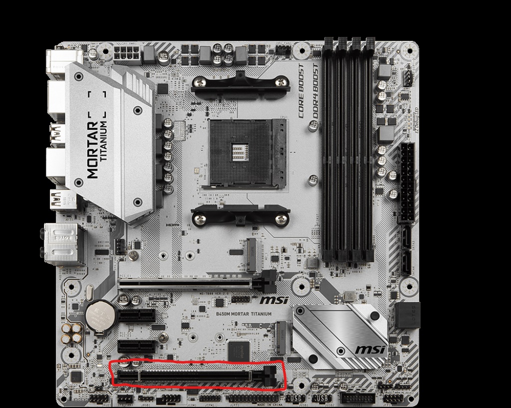 Can i put my wifi card in this slot? - CPUs, Motherboards, and Memory