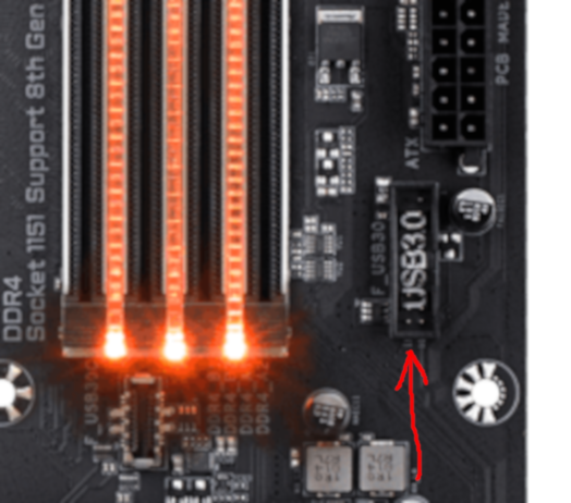 Will my motherboard connect with my cases power switch and usb ports