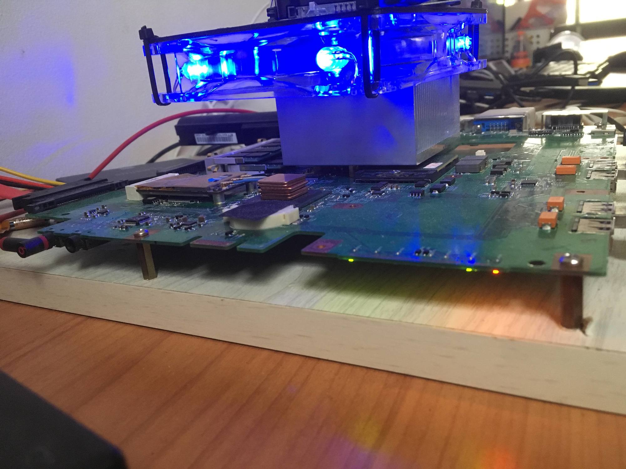 Can I put laptop motherboard and cpu in to a ATX case? - New Builds and