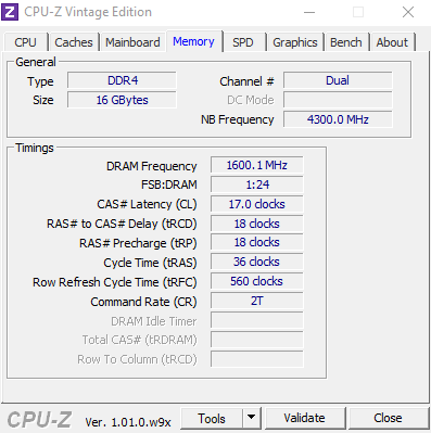 nb frequency for 1600 ram