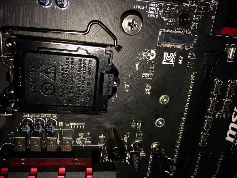 Strange spots on new MSI Z97 Gaming 5 motherboard - Troubleshooting