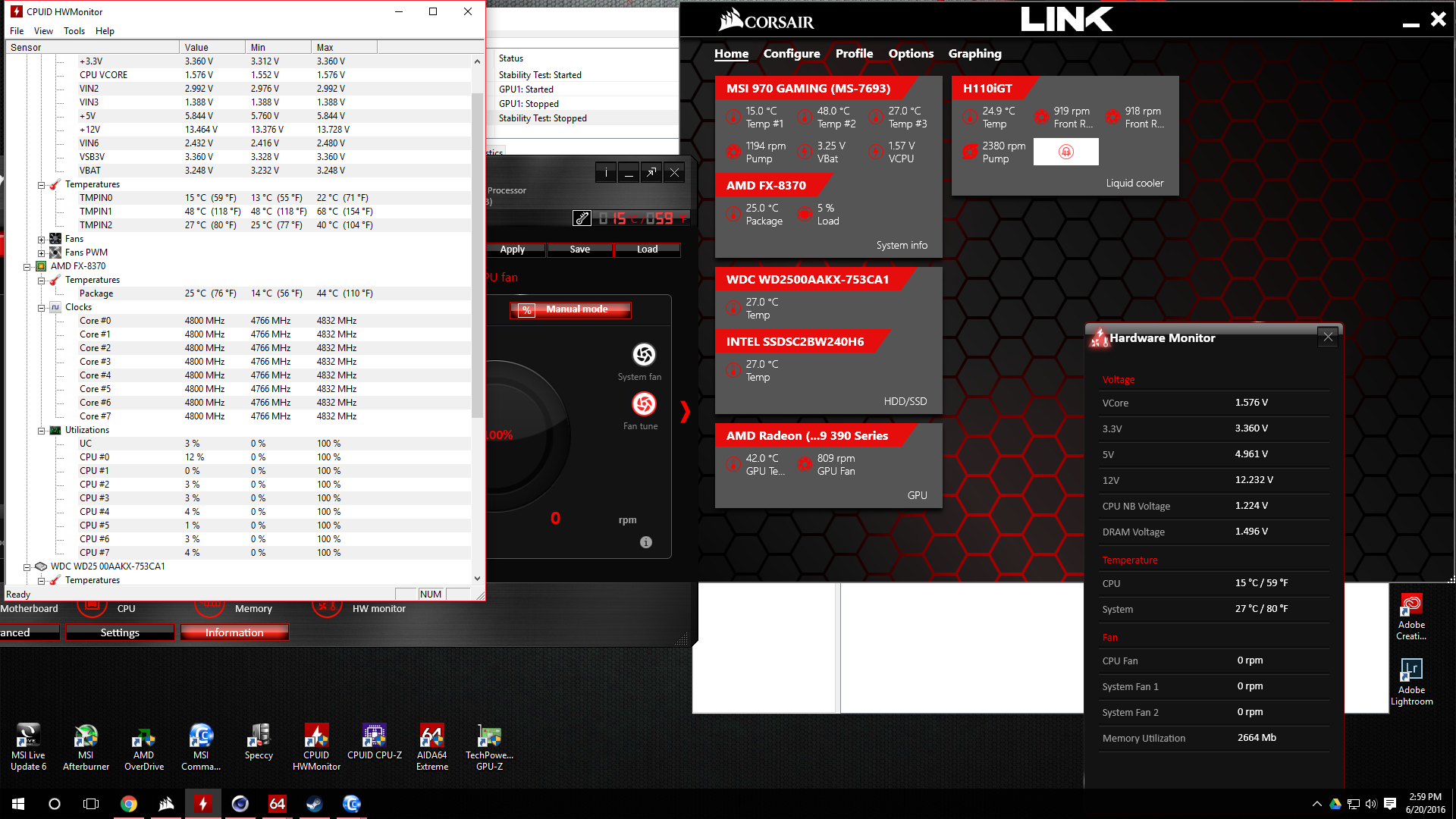 MSI 970 Gaming Not showing Temps!! - CPUs, Motherboards, and Memory