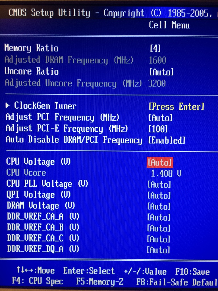 Motherboard Locked CPU Voltage problem - CPUs, Motherboards, and Memory